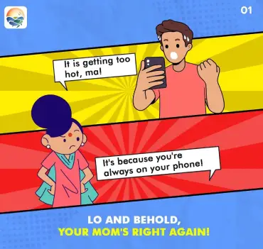 Mother Son Cartoon